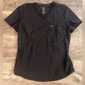 Black Scrub Top
